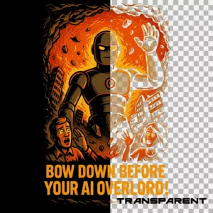 AI Robot Bow Down Before Your AI Overlord