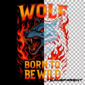 Wolf Born to Wild
